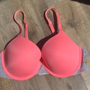 Pink neon bra